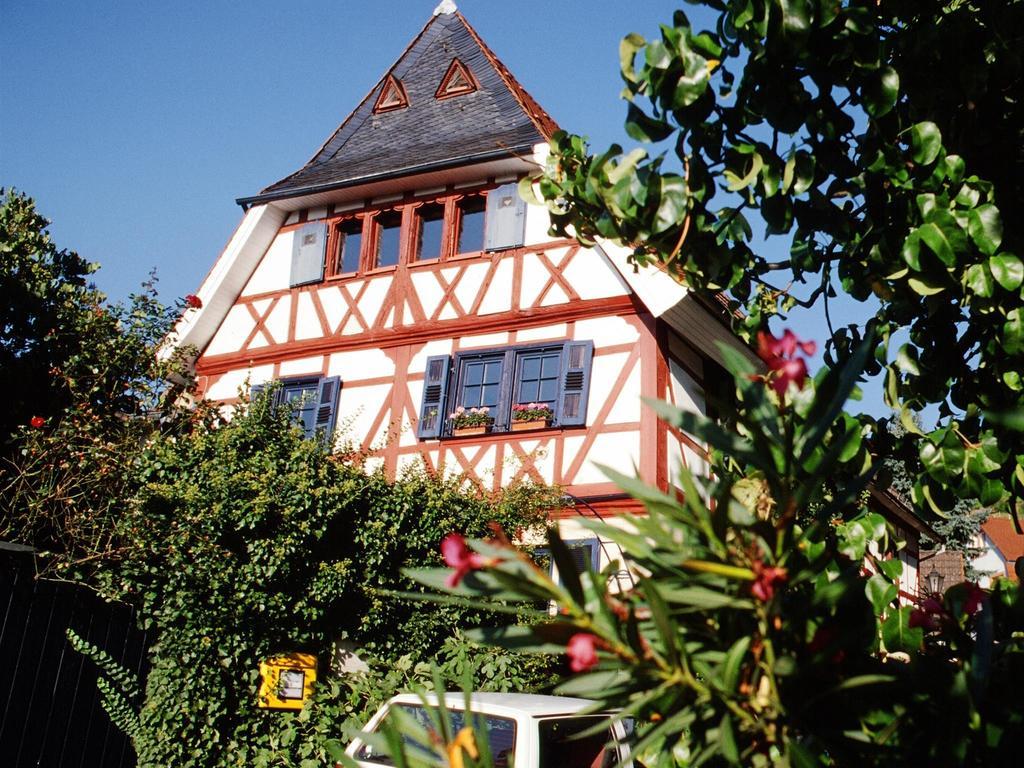 Hotel Garni Zur Bergstrasse Zwingenberg  Dış mekan fotoğraf