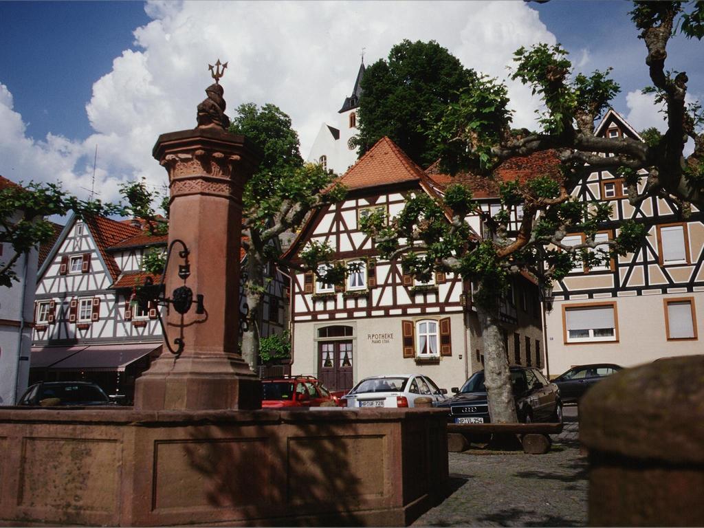 Hotel Garni Zur Bergstrasse Zwingenberg  Dış mekan fotoğraf